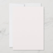 Invitation Mariage Peint au Lilas Prune (Dos)