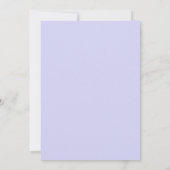 Invitation Mariage peint de corail azur (Dos)