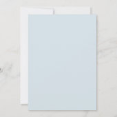 Invitation Mariage Peint en Gris Acier (Dos)