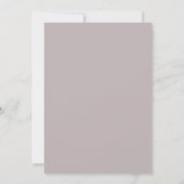 Invitation Mariage peint en mauve sarcelle (Dos)