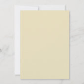 Invitation Mariage Peint Orange Prune (Dos)