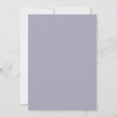Invitation Mariage peint violet Bourgogne (Dos)