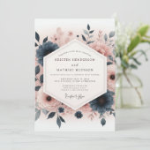 Invitation Mariage Peintre à la Saignée d'Ardoise (Debout devant)