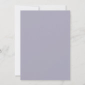 Invitation Mariage Periwinkle Citron Eucalyptus (Dos)