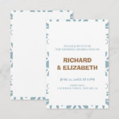 Invitation Mariage personnalisé (Devant / Derrière)