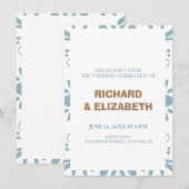 Invitation Mariage personnalisé (Devant / Derrière)