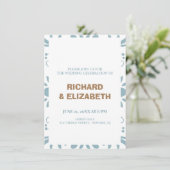 Invitation Mariage personnalisé (Debout devant)