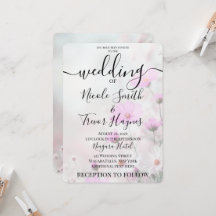Mariage personnalisé avec des fleurs roses simples