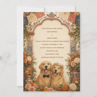Invitation Mariage Personnalisé de l'Art Populaire Mexicain R