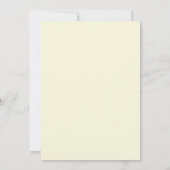 Invitation Mariage Pervenche Citron Pivoine (Dos)