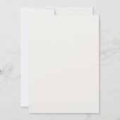 Invitation Mariage Pétale de Pervenche Rose Blush (Dos)