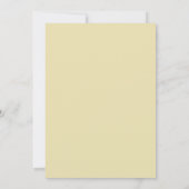 Invitation Mariage Pétale Jaune Pâle Prune (Dos)