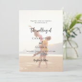 Invitation Mariage photo (Debout devant)