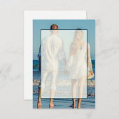 Invitation Mariage photo à budget vierge (Devant / Derrière)