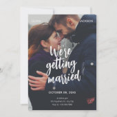 Invitation Mariage photo à poster de deux films (Devant)