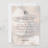 Invitation Mariage photo Ampersand Monogram (Devant)