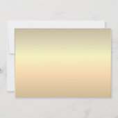 Invitation Mariage Photo Argent et Or (Dos)