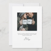 Invitation Mariage photo Belmont (Dos)