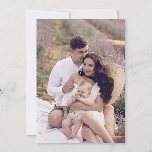 Invitation Mariage photo Boho Modern Pale Mauve (Dos)