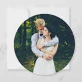 Invitation Mariage photo céleste de la lune et des étoiles (Dos)