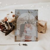 Invitation Mariage photo classique élégant