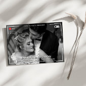 Invitation Mariage photo de caméra vidéo