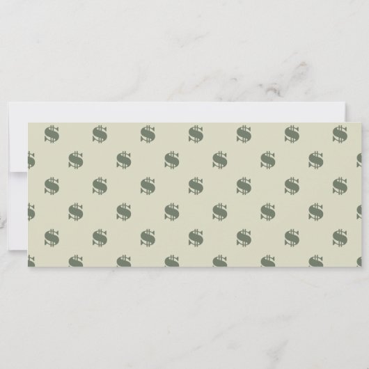 Invitation mariage photo de facture de 100 dollars (Dos)