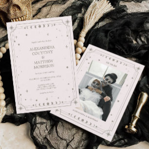 Invitation Mariage photo de la nuit étoilée céleste