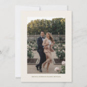 Invitation Mariage Photo de lac de campagne à l'aquarelle (Dos)