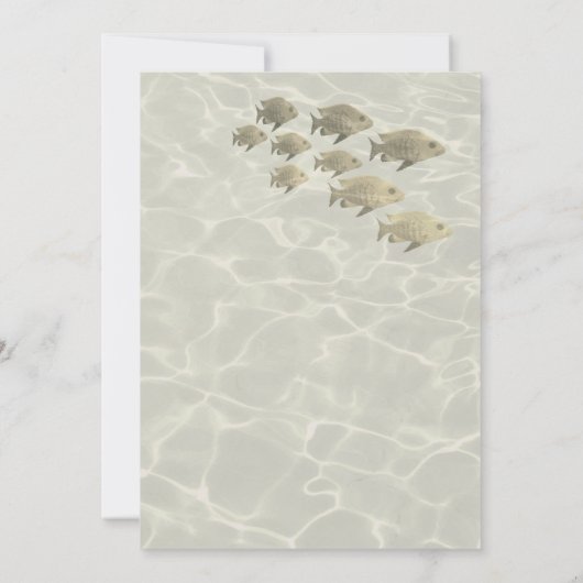 Invitation Mariage photo de plage (Dos)