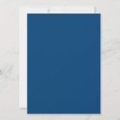 Invitation Mariage photo de plage Deep Blue (Dos)