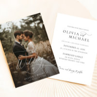 Mariage photo de script rustique chic