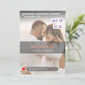 Invitation Mariage photo de Social Media Story (Debout devant)