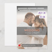 Invitation Mariage photo de Social Media Story (Devant / Derrière)