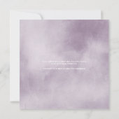 Invitation Mariage photo de typographie moderne (Dos)