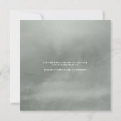 Invitation Mariage photo de typographie moderne (Dos)