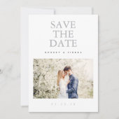 Invitation Mariage photo Décontracté romantique moderne Enreg (Devant)