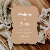 Invitation Mariage photo du désert de Boho Fall