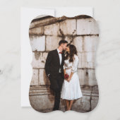 Invitation Mariage photo du désert de Boho Fall (Dos)