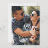 Invitation Mariage photo Dusty Blue Floral (Dos)