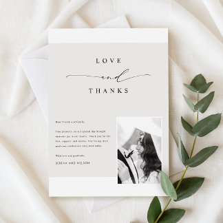 Invitation Mariage Photo en Smoking Romantique