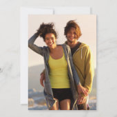 Invitation Mariage photo floral Fleur sauvage (Dos)