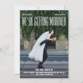 Invitation Mariage photo fun moderne (Devant)