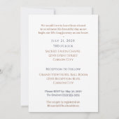 Invitation Mariage photo Gay et Lesbian Blue Pinstripe (Dos)
