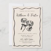 Invitation Mariage photo géant moderne (Devant)