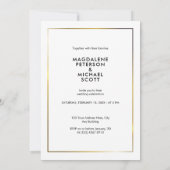 Invitation Mariage photo Gold (Dos)
