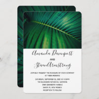 Mariage photo Green Leaf Palm Frond