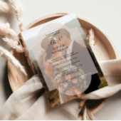 Invitation Mariage photo minimaliste moderne