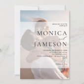 Invitation Mariage photo Modern Duo 2 (Devant)