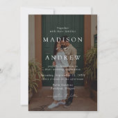 Invitation Mariage photo Modern Elegant Script 2 (Devant)